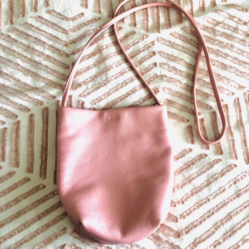 Leather crossbody bag
